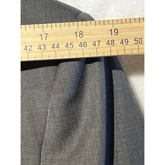 New Haggar 38R Travel Gray Blaze Jacket Wrinkle Free Moisture Wicking Comfort - Picture 9 of 16